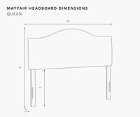 Tracy & Co Mayfair Headboard - Garden Party Blue