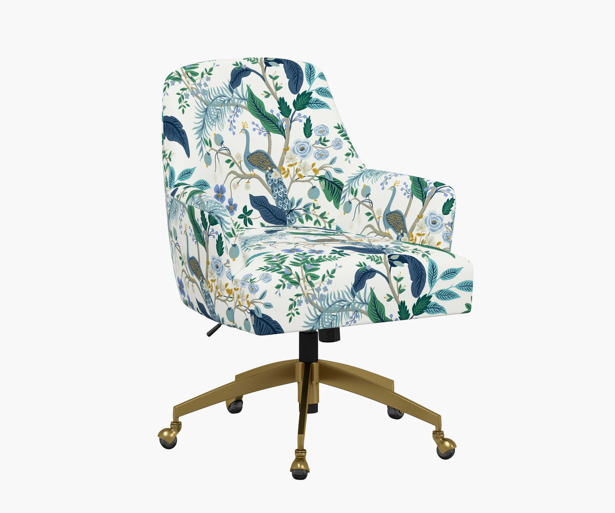 Tracy & Co Cambridge Desk Chair - Peacock