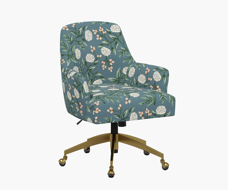 Tracy & Co Cambridge Desk Chair - Peonies