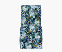 Tracy & Co Frances Slipcover Dining Chair - Garden Party Blue