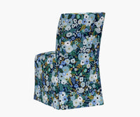 Tracy & Co Frances Slipcover Dining Chair - Garden Party Blue