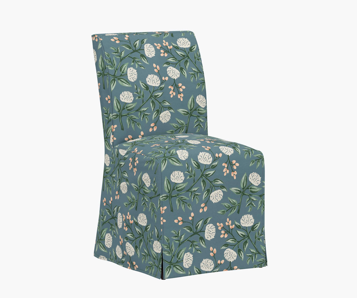 Tracy & Co Frances Slipcover Dining Chair - Peonies