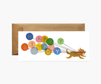 Tracy & Co Birthday Balloon Money Holder Birthday Card - Single Card