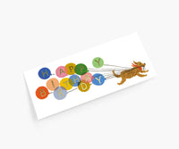 Tracy & Co Birthday Balloon Money Holder Birthday Card - Single Card