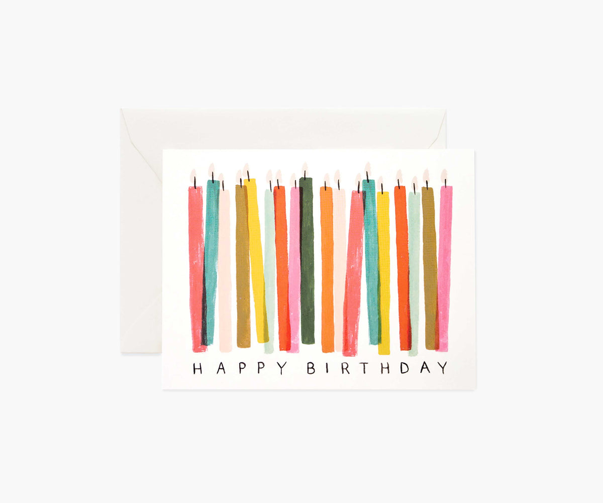Tracy & Co Birthday Candles Birthday Card - Single Card