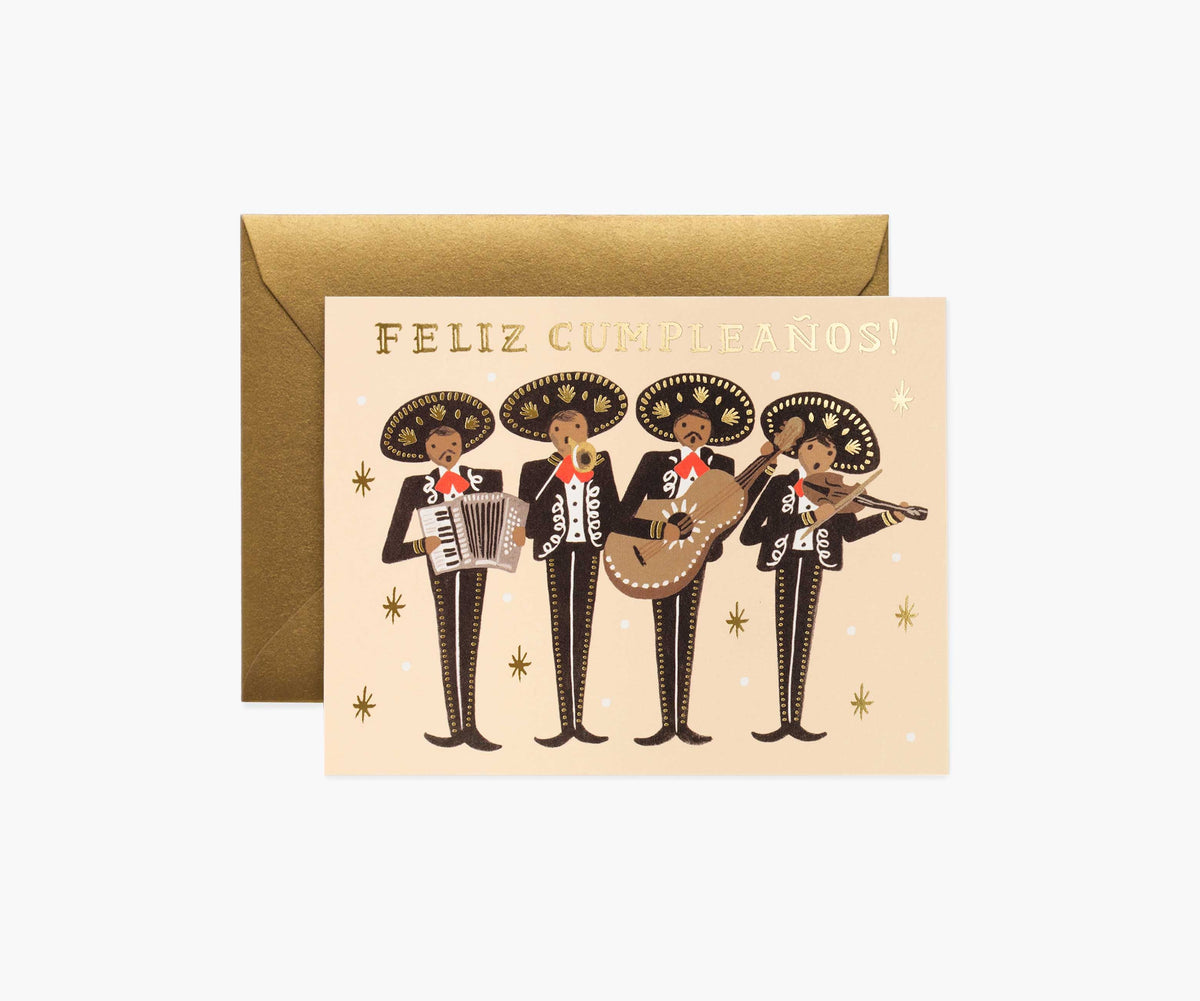 Tracy & Co Mariachi Birthday Card - Single Card