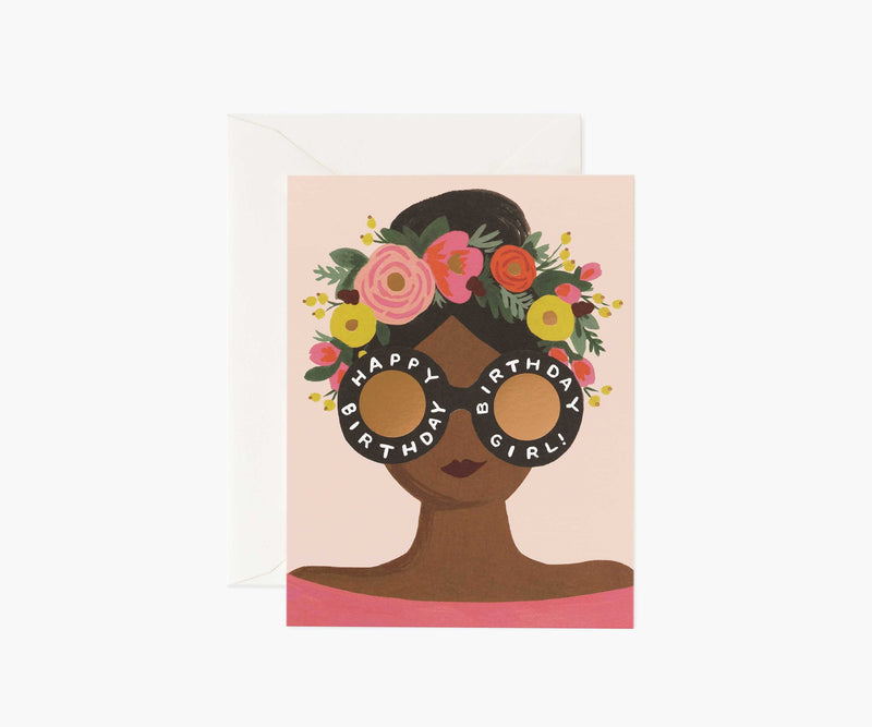Tracy & Co Flower Crown Birthday Girl Birthday Cards - Boxed Set