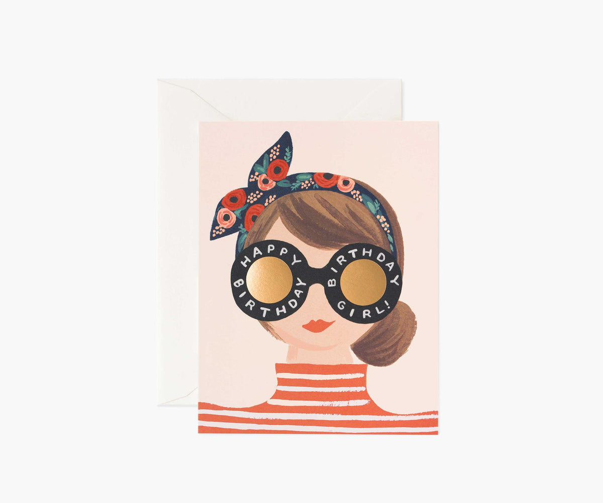 Tracy & Co Birthday Girl Birthday Card - Single Card