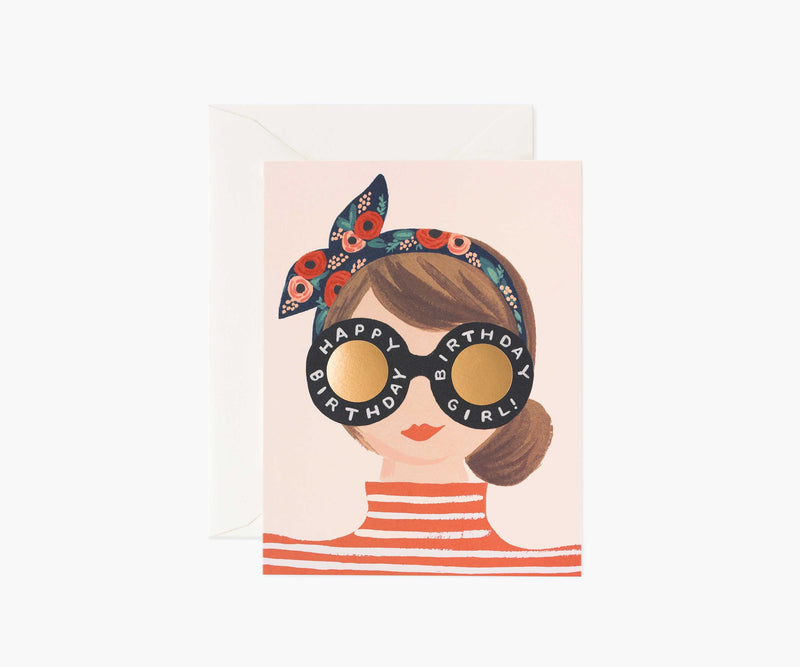 Tracy & Co Birthday Girl Birthday Card - Single Card