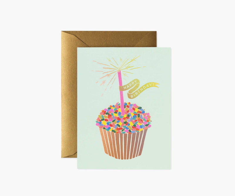 Tracy & Co Cupcake Birthday Card - Single Card