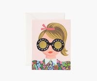 Tracy & Co Meadow Birthday Girl Birthday Card - Single Card