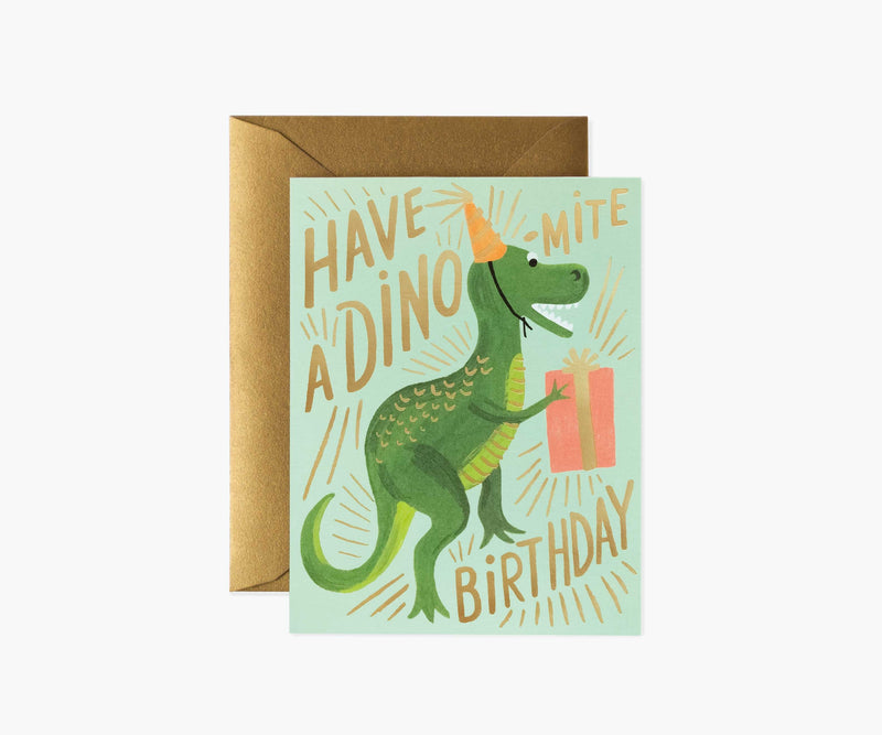 Tracy & Co Dino-Mite Birthday Card - Single Card