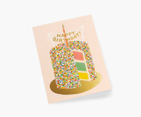 Tracy & Co Layer Cake Birthday Card - Single Card