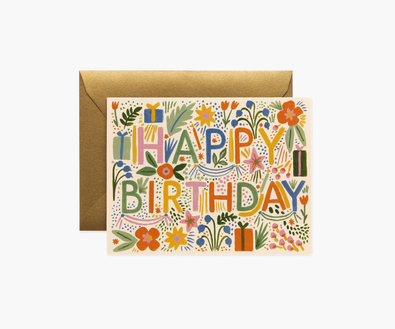 Tracy & Co Fiesta Birthday Card - Single Card