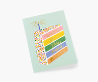 Tracy & Co Cake Slice Birthday Card - Single Card