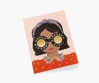 Tracy & Co Headband Birthday Girl Birthday Card - Single Card