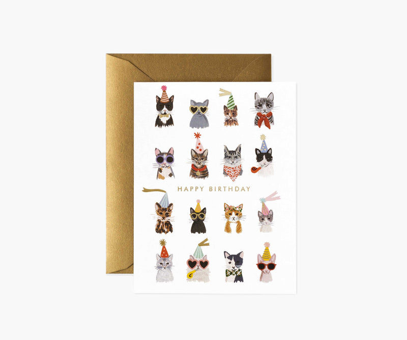 Tracy & Co Cool Cats Birthday Card - Single Card