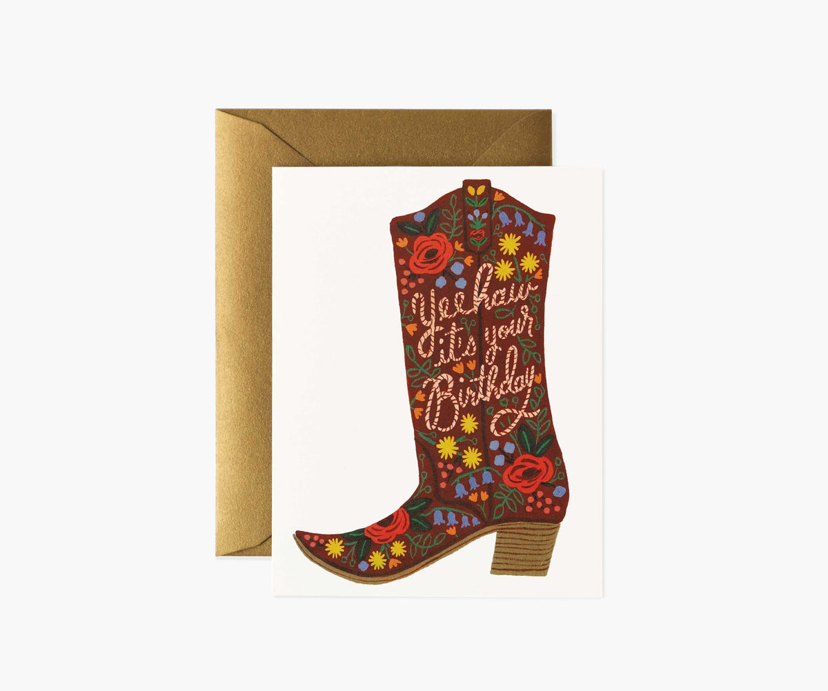 Tracy & Co Birthday Boot Birthday Cards - Boxed Set