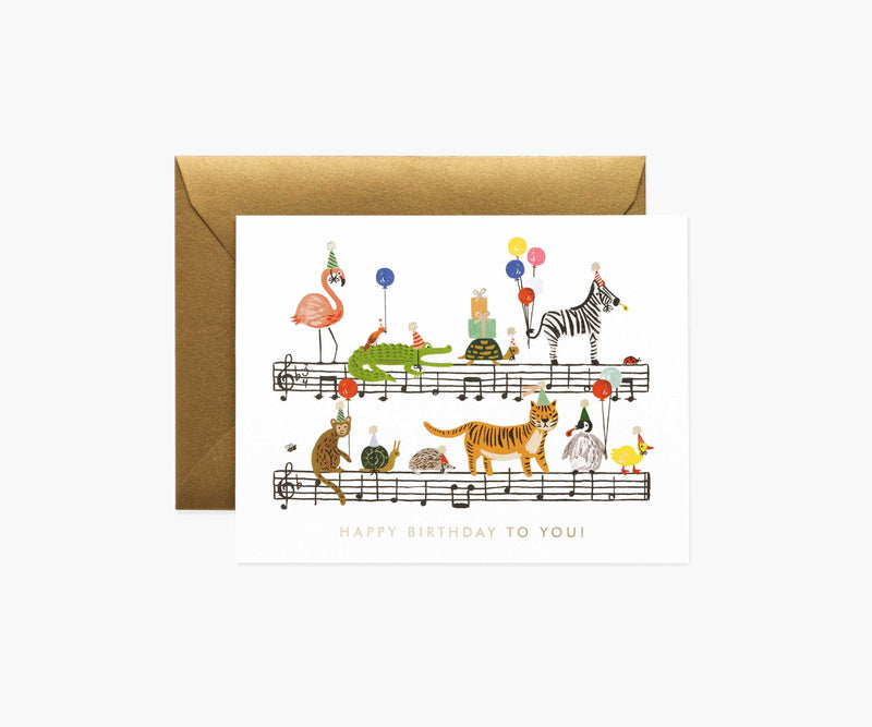 Tracy & Co Happy Birthday Song Birthday Cards - Boxed Set