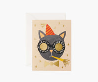 Tracy & Co Birthday Cat Birthday Card - Single Card
