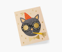 Tracy & Co Birthday Cat Birthday Card - Single Card