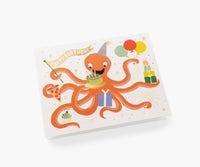 Tracy & Co Octopus Birthday Card - Single Card