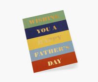 Tracy & Co Color Block Father's Day Card - Single Card