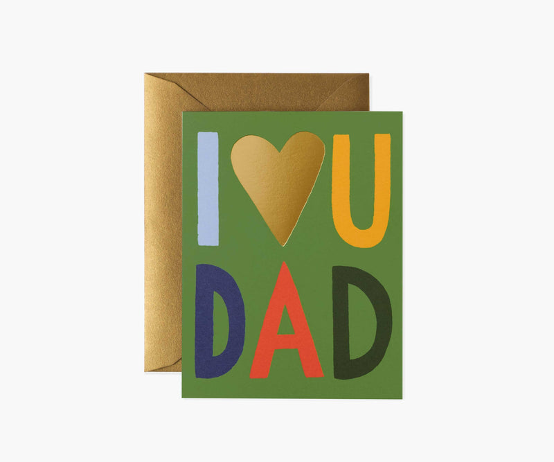 Tracy & Co I Love You Dad Father's Day Card - Single Card