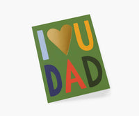 Tracy & Co I Love You Dad Father's Day Card - Single Card