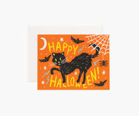 Tracy & Co Black Cat Halloween Card - Single Card