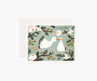 Tracy & Co Congrats Stork Baby Card - Single Card