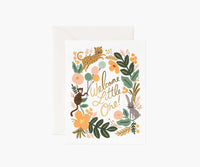 Tracy & Co Menagerie Baby Card - Single Card