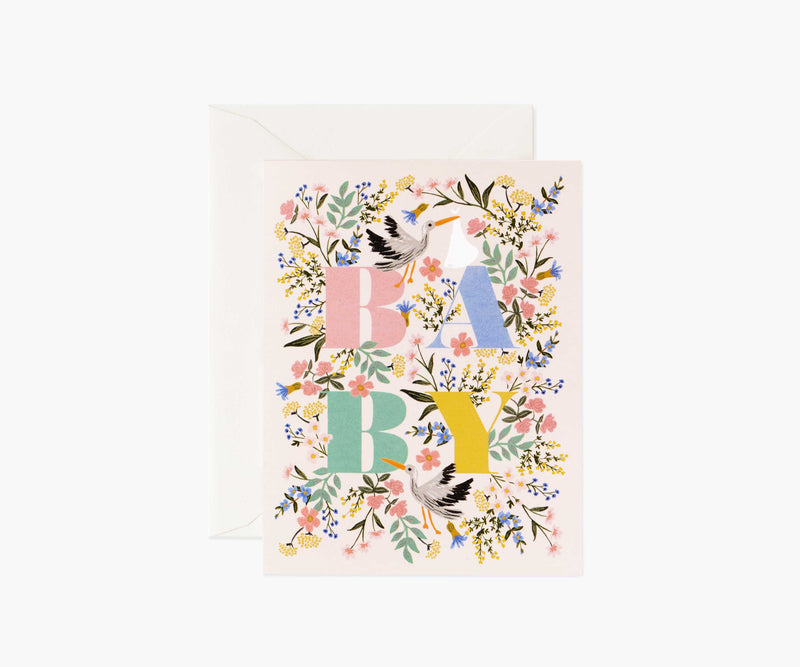Tracy & Co Mayfair Baby Card - Single Card