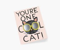 Tracy & Co Cool Cat Love & Friendship Card - Single Card