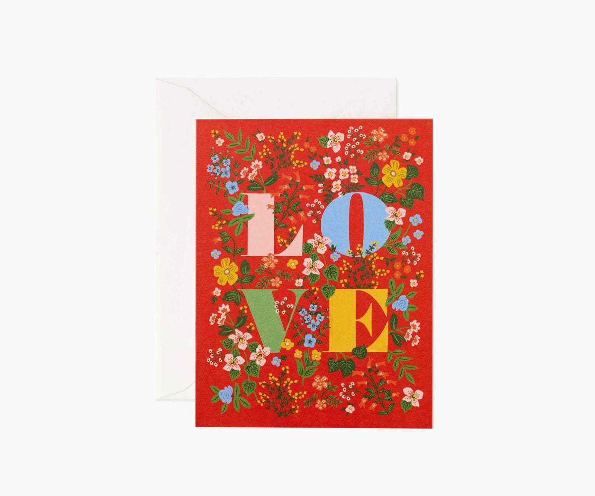 Tracy & Co Mayfair Love Love & Friendship Card - Single Card