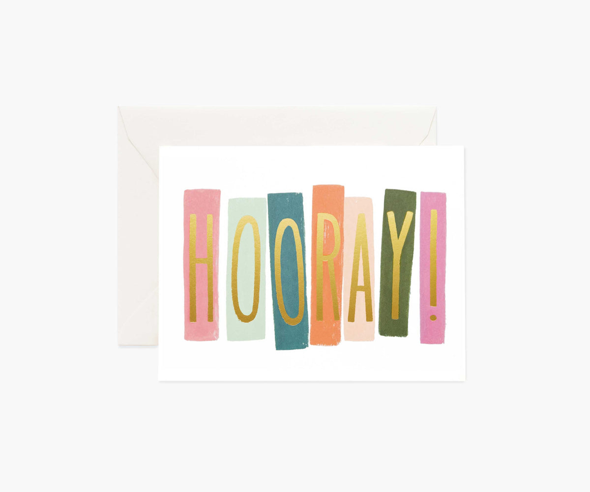 Tracy & Co Hooray! Congrats Card - Single Card