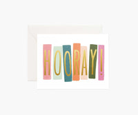 Tracy & Co Hooray! Congrats Card - Single Card