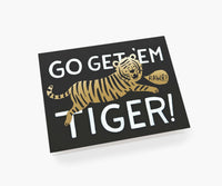 Tracy & Co Go Get 'Em Tiger Encouragement Card - Single Card