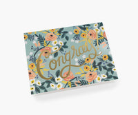 Tracy & Co Blue Meadow Congrats Card - Single Card