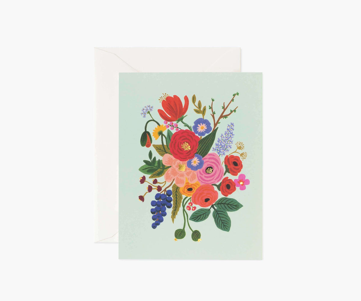 Tracy & Co Garden Party Mint Everyday Card - Single Card