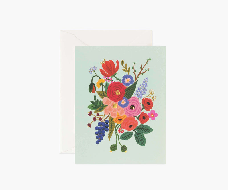 Tracy & Co Garden Party Mint Everyday Card - Single Card
