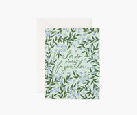 Tracy & Co Laurel Sympathy Card - Single Card