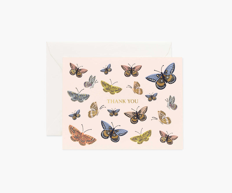 Tracy & Co Monarch Thank You Card - Single Card