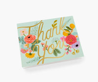 Tracy & Co Mint Garden Thank You Card - Single Card