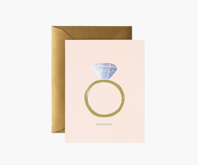 Tracy & Co Congrats Engagement Wedding Card - Single Card
