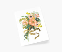 Tracy & Co Best Wishes Bouquet Wedding Card - Single Card