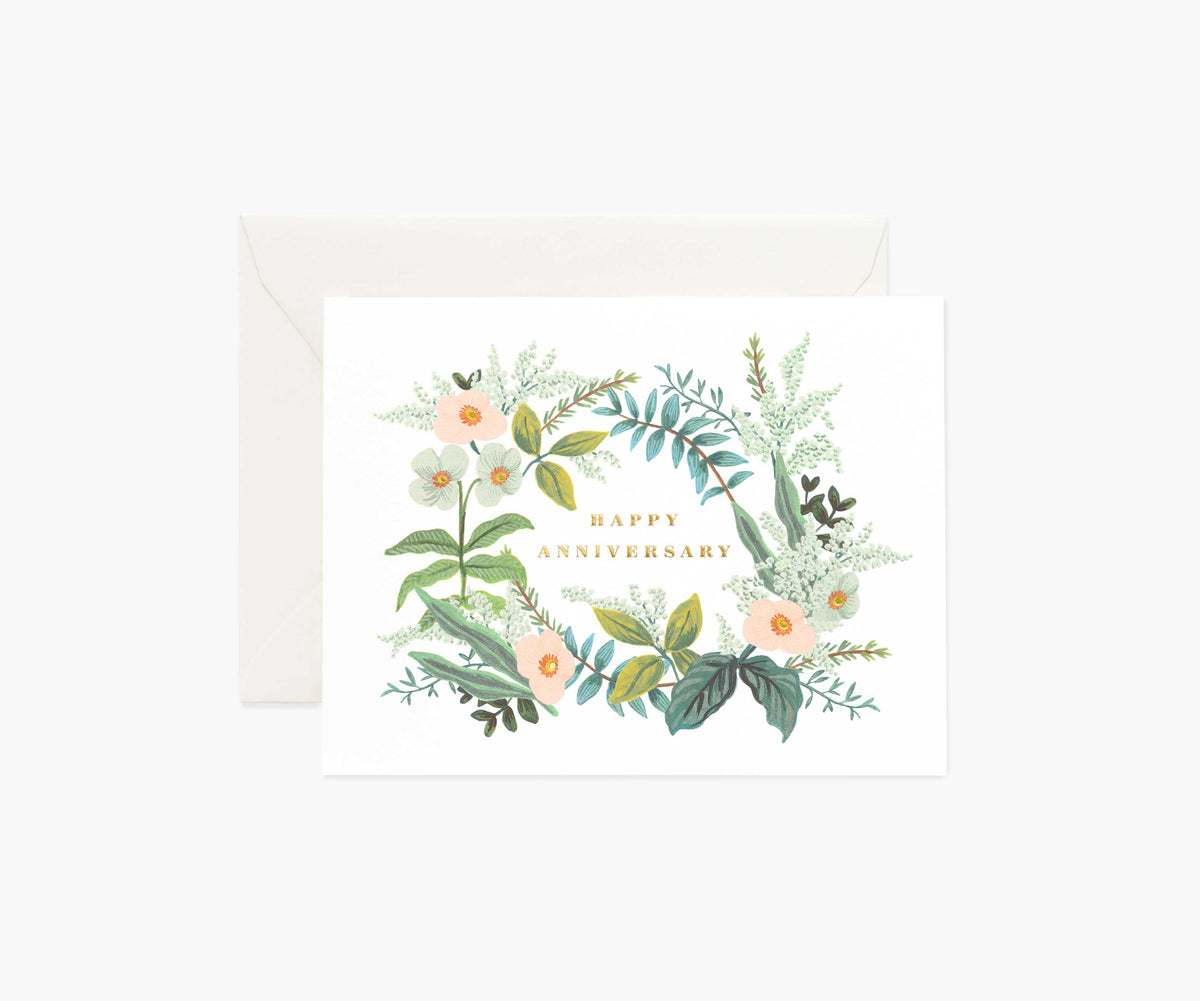 Tracy & Co Anniversary Bouquet Anniversary Card - Single Card