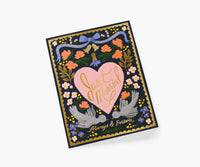 Tracy & Co Love Birds Wedding Card - Single Card
