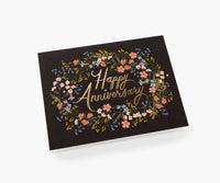 Tracy & Co Anniversary Wreath Anniversary Card - Single Card