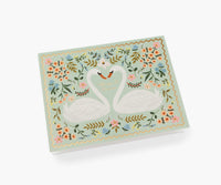 Tracy & Co Always & Forever Swans Wedding Card - Single Card